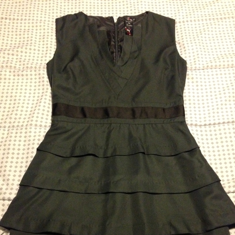 Twelve by Twelve Slate blue structured dress SZ: S